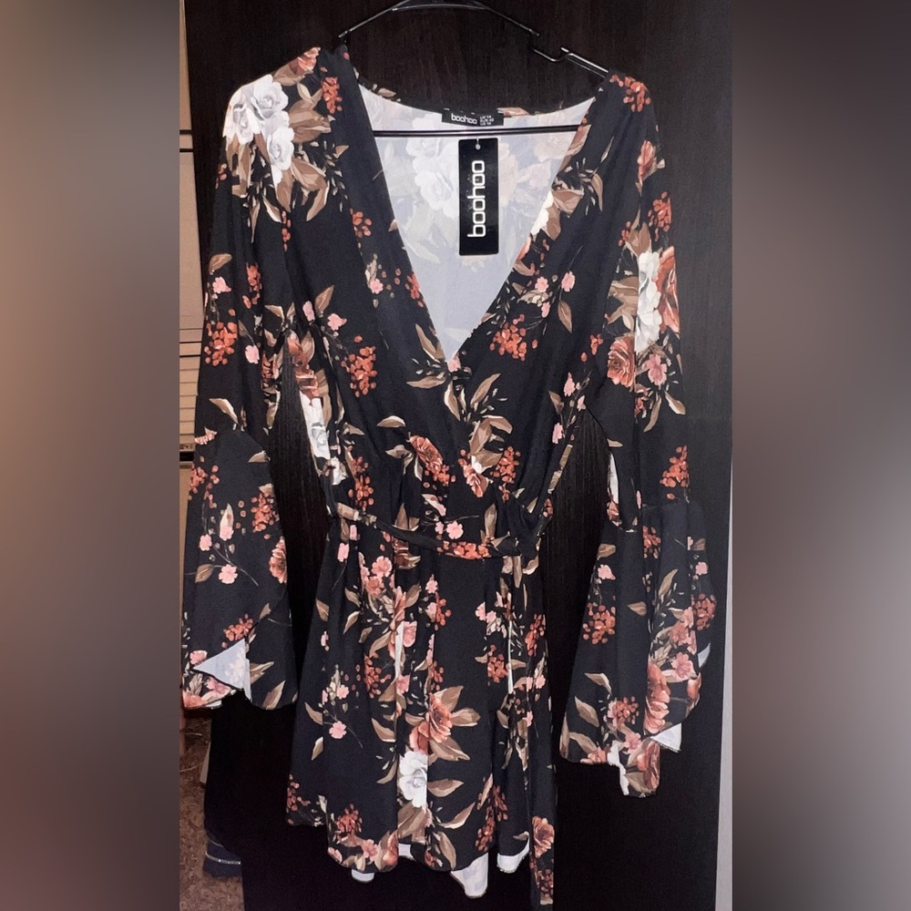 Boohoo Floral Romper